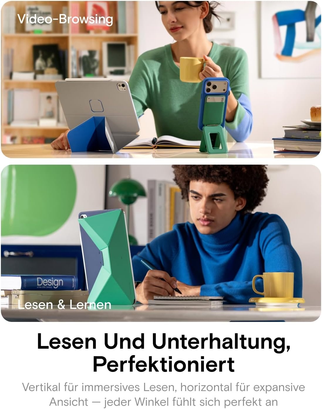 iPad Air 13 Zoll Folio-Hülle Schwarz - 34% Rabatt - Magnetisch & Flexibel
