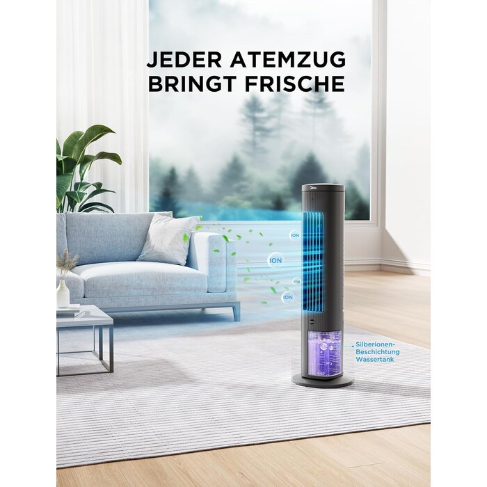 3-in-1 Luftkühler 5L mit Fernbedienung & Oszillation - 34% Rabatt
