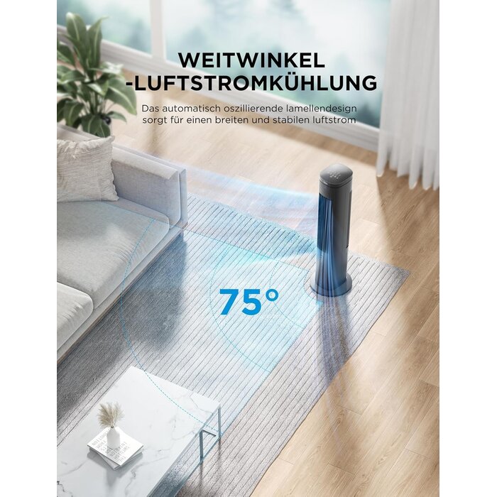 3-in-1 Luftkühler 5L mit Fernbedienung & Oszillation - 34% Rabatt