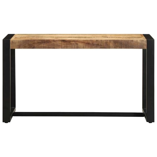 Sitzbank aus massivem Mangoholz 80x35x45 cm - 34% Rabatt
