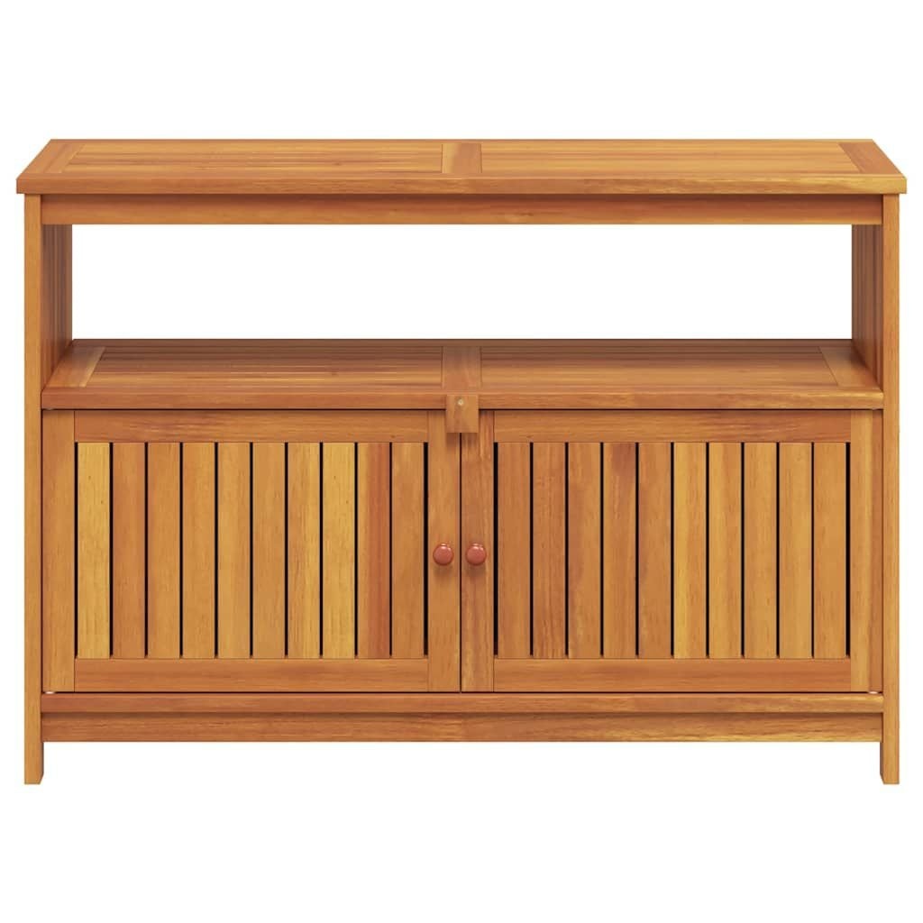 Rustikaler Akazienholz-Wandtisch 110x35x75 cm - 35% Rabatt