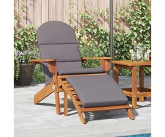 Vidaxl Adirondack Gartenstuhl mit Fußstütze - Massives Akazienholz - 41% Rabatt