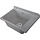 Wandwaschbecken Polypropylen 58x38cm Grau - 33% Rabatt