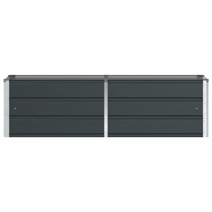 Design Pflanzkübel Stahl Anthrazit 160x40x45 cm - 33% Rabatt