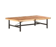 Vidaxl Couchtisch Massivholz Akazie 142x90 cm - 41% Rabatt