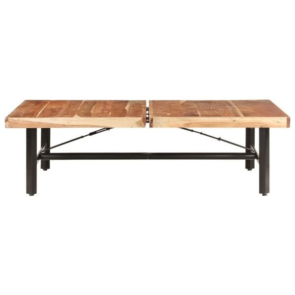 Couchtisch Massives Akazienholz 142x90x42 cm - 34% Rabatt - Ausgepackt