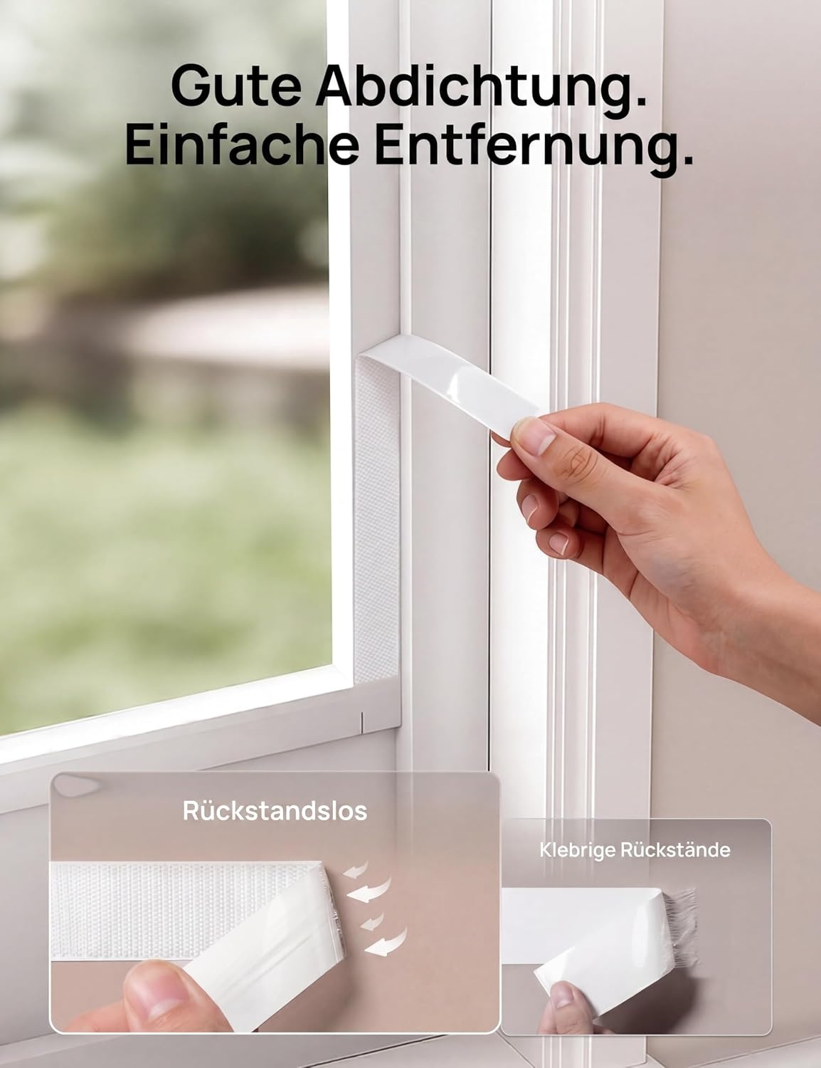 Fensterabdichtung für Klimageräte 400 cm - 30% Rabatt