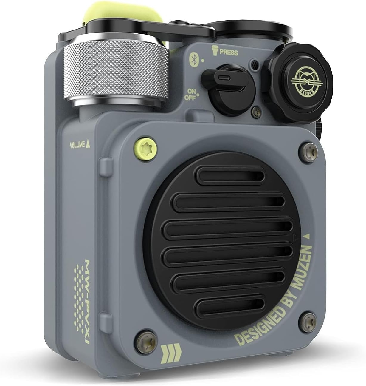 Tragbarer Bluetooth-Lautsprecher IPX5 mit Taschenlampe - 34% Rabatt