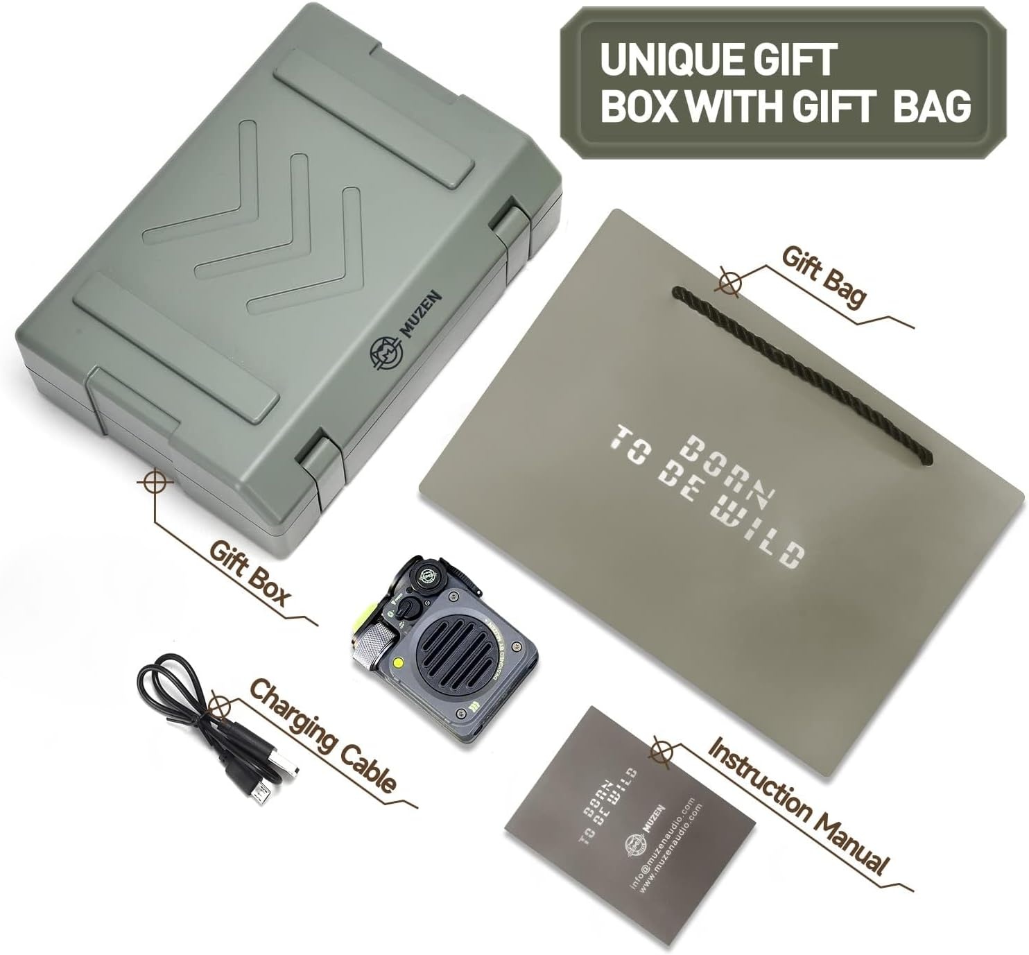 Tragbarer Bluetooth-Lautsprecher IPX5 mit Taschenlampe - 34% Rabatt