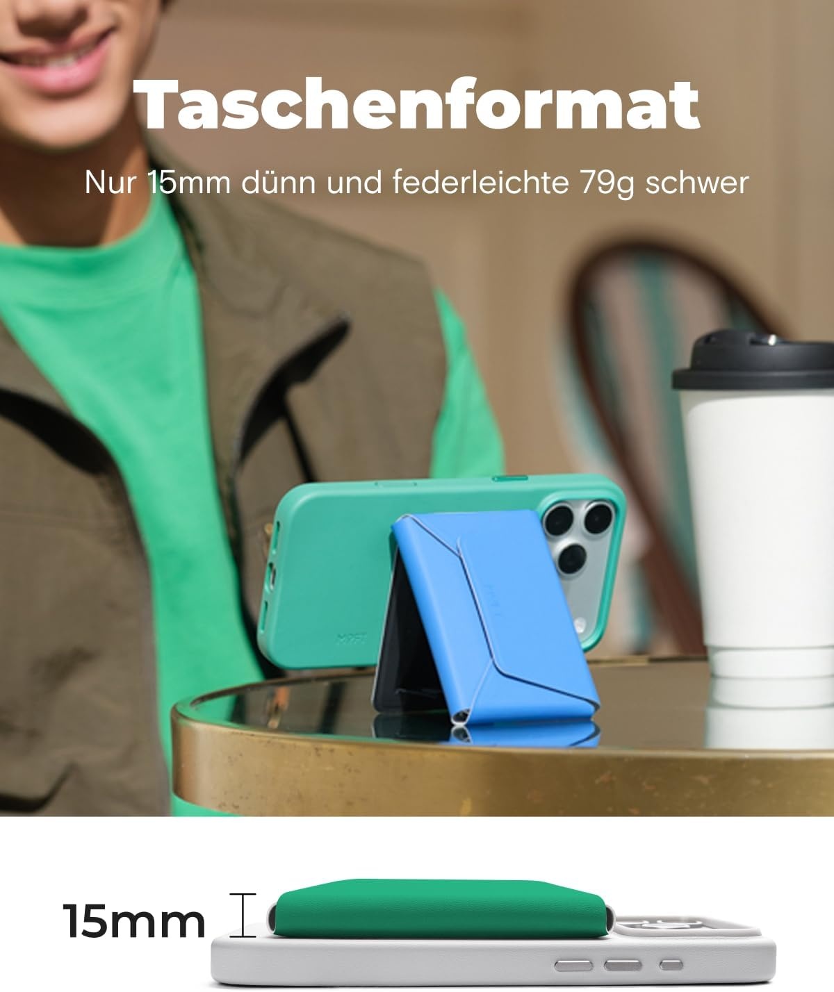 MagSafe Kartenhalter mit Ständer & RFID-Schutz - 33% Rabatt