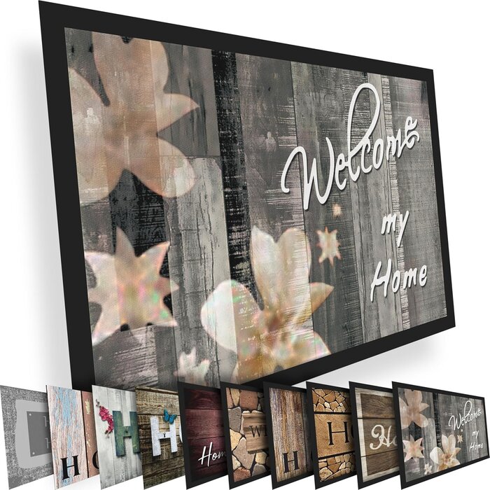 Fußmatte Welcome 40x60 cm - Schmutzfangmatte rutschfest - 29% Rabatt