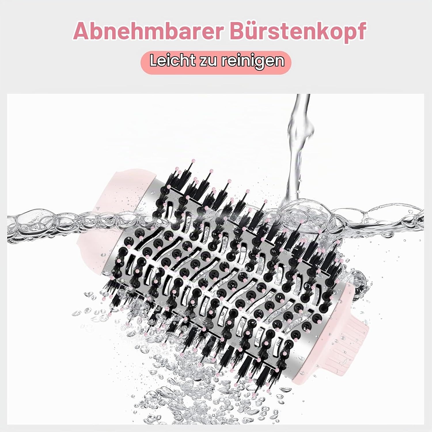 4-in-1 Warmluftbürste Ionen-Technologie, 1000W, Rosa - 33% Rabatt