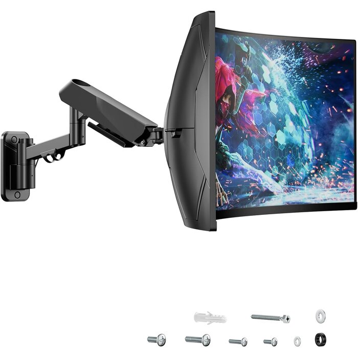 Monitor-Wandhalterung mit Gasdruckfeder (17-57 Zoll) - 33% Rabatt