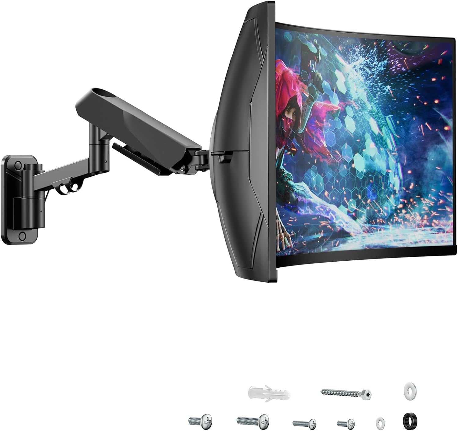Monitor-Wandhalterung mit Gasdruckfeder (17-57 Zoll) - 33% Rabatt