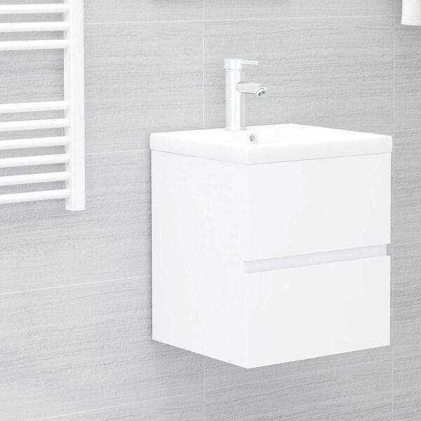 Waschtischunterschrank in Weiß 41x38,5x45 cm - 33% Rabatt