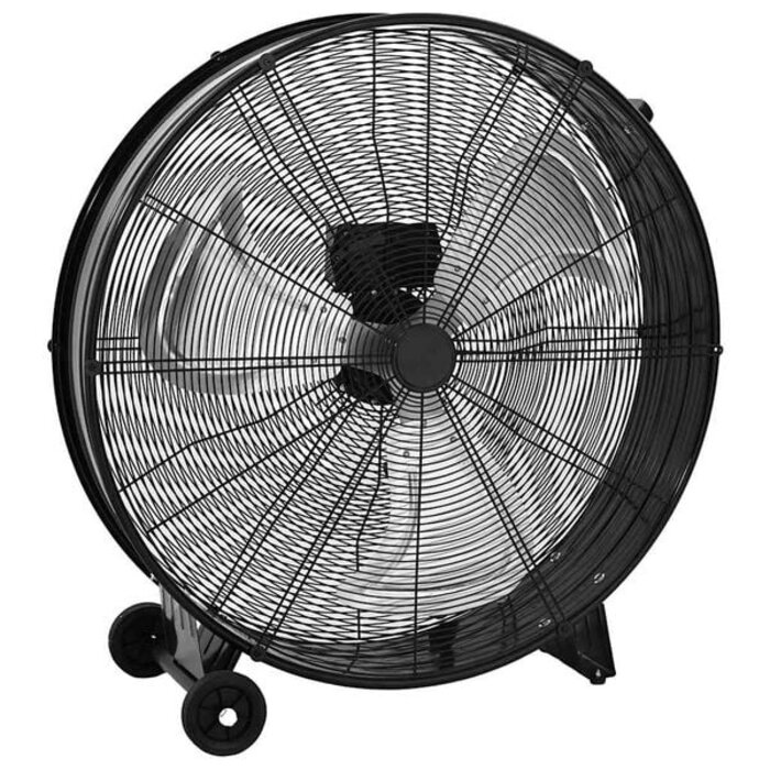 Industrie-Trommelventilator 77 cm - Schwarz - 35% Rabatt