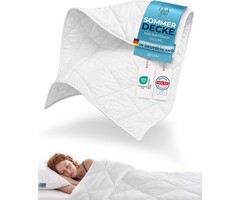 Leichte Sommerdecke 200x200 cm - Mikrofaser, atmungsaktiv - 38% Rabatt