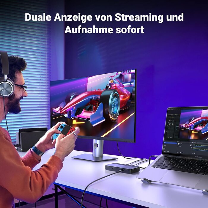 Video Capture Card HDMI 4K 1080P Schwarz S - 31% Rabatt