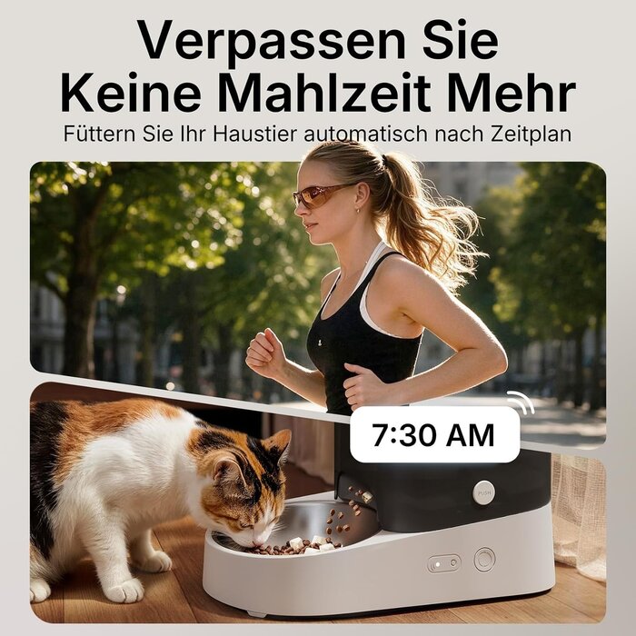 Intelligenter 3L Futterautomat für Haustiere - 33% Rabatt