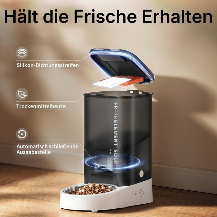 Intelligenter 3L Futterautomat für Haustiere - 33% Rabatt