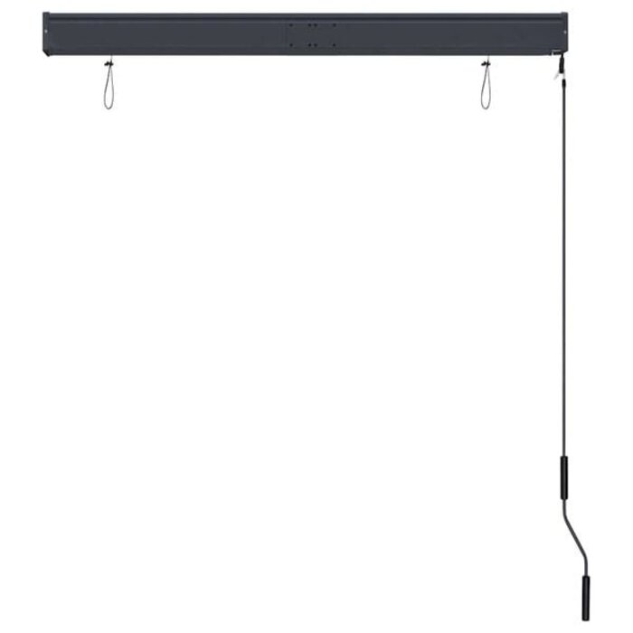 Außenrollo 120 x 250 cm Anthrazit - 34% Rabatt auf Retourenware