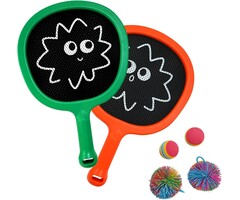 Badminton-Racket-Set für Kinder, Größe S, Grün-Orange-Schwarz, 36% Rabatt