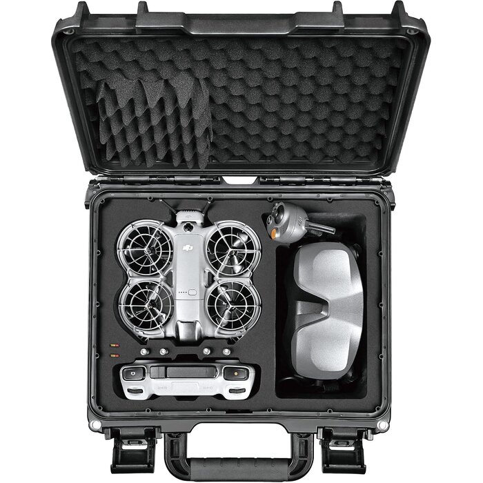 Wasserdichter Hartschalenkoffer für DJI Neo 2, Größe M, Grau - 28% Rabatt