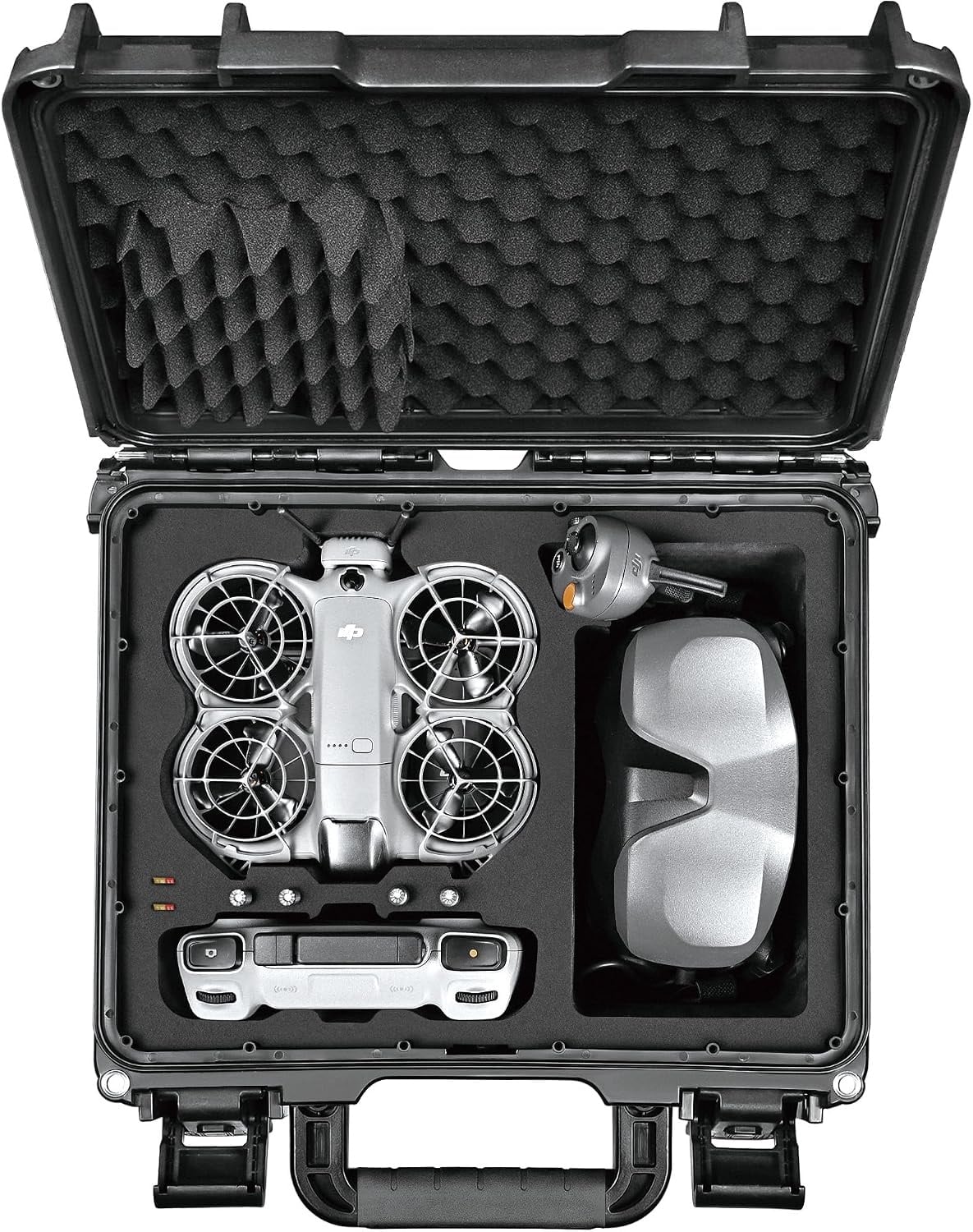 Wasserdichter Hartschalenkoffer für DJI Neo 2, Größe M, Grau - 28% Rabatt