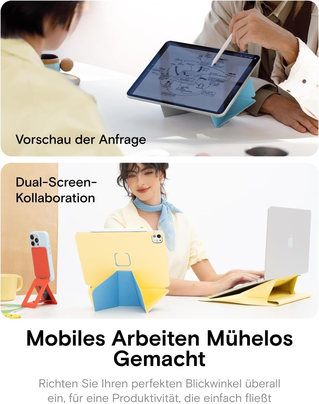 Magnetische Folio-Hülle für iPad Air 13 Zoll, Panna Cotta - 34% Rabatt