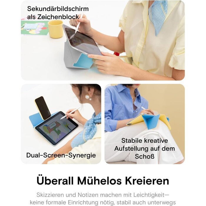 Magnetische Folio-Hülle für iPad Air 13 Zoll, Panna Cotta - 34% Rabatt