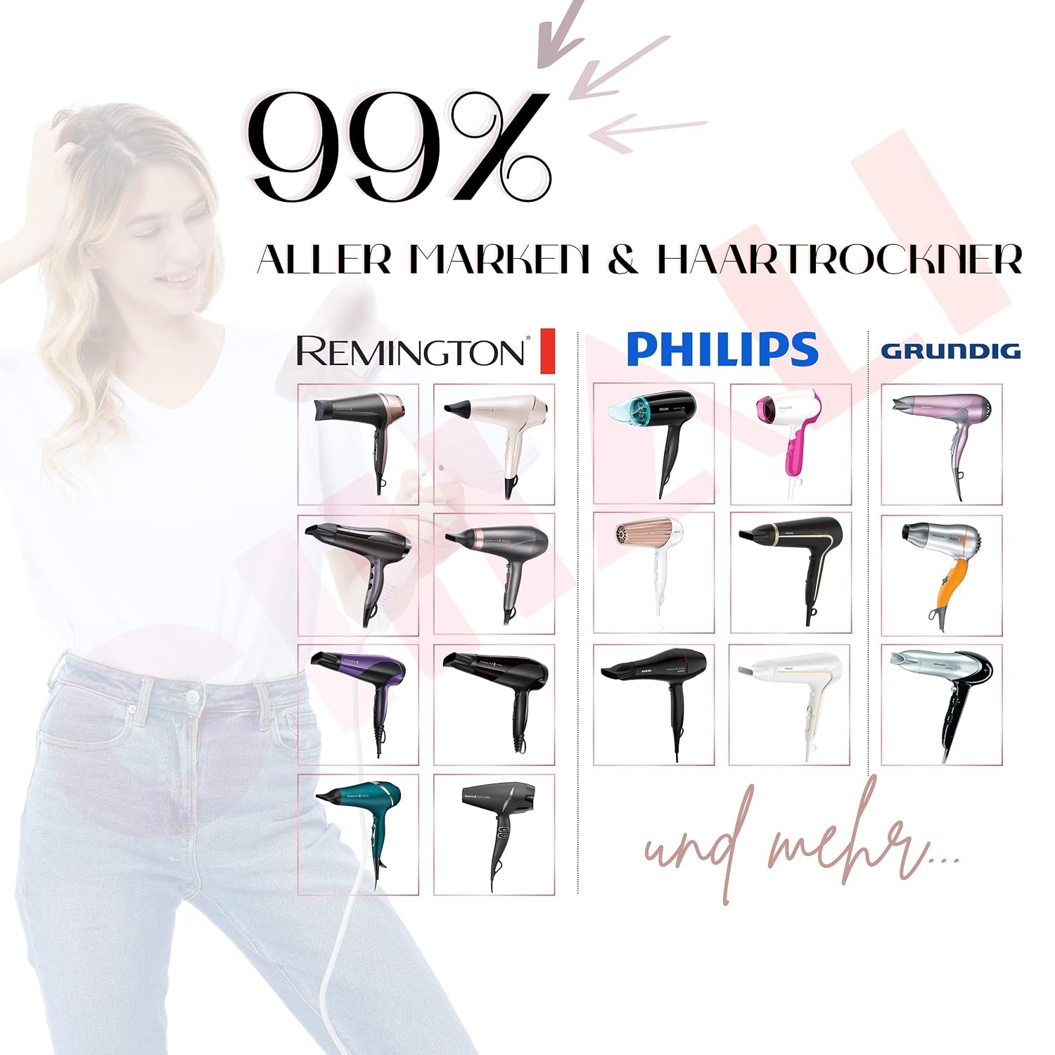 Universeller Haardiffusor für Locken - 29% Rabatt - Schwarz