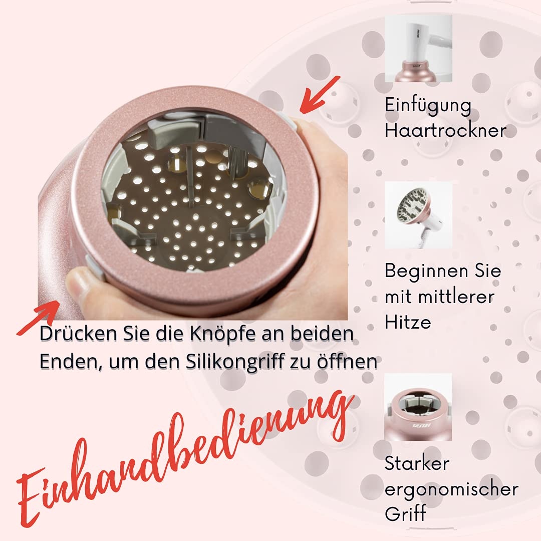 Universeller Haardiffusor für Locken - 29% Rabatt - Schwarz