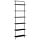 Bücherregal 6 Etagen Schwarz-Eiche 60x24x203cm - 34% Rabatt