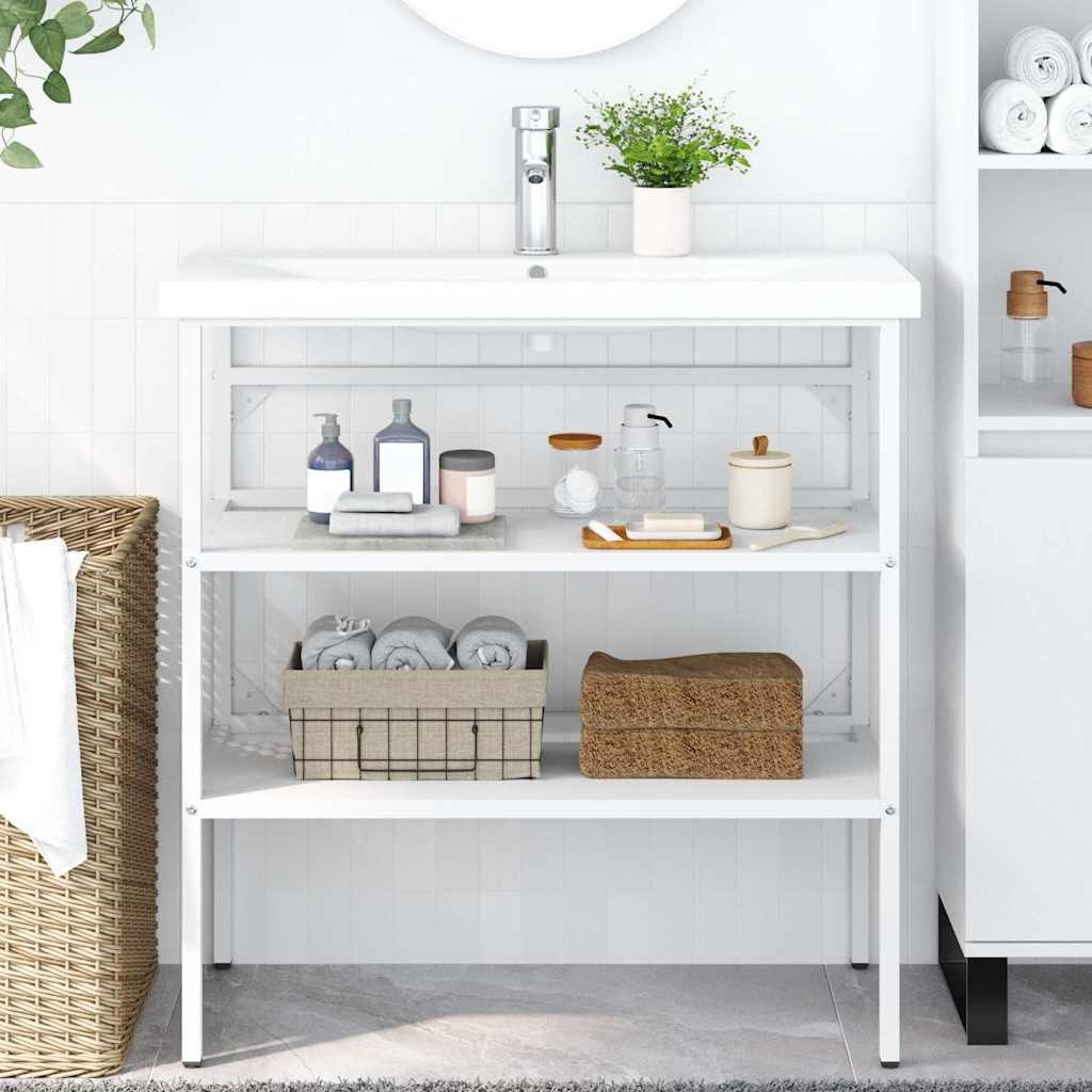 Waschtischgestell Weiß 79x38x83 cm - 34% Rabatt