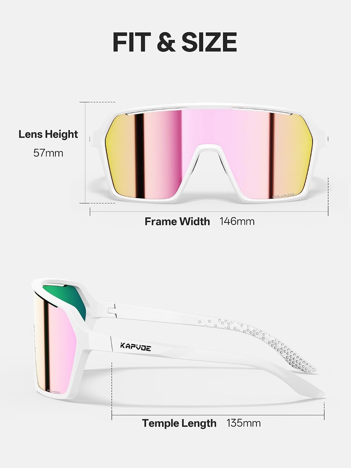 Polarisierte Sportsonnenbrille für Radfahren & Laufen - 30% Rabatt