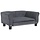 Hundesofa aus Samt, Dunkelgrau, 70x45x30 cm - 34% Rabatt