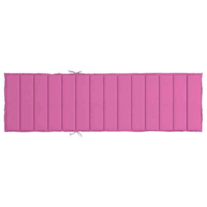 Liegestuhlauflage in Rosa, 200 x 50 cm - 32% Rabatt
