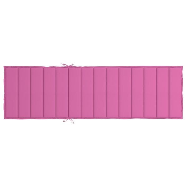 Liegestuhlauflage in Rosa, 200 x 50 cm - 32% Rabatt