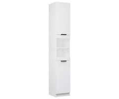 Vidaxl Schlanker Badezimmerschrank in Weiß - 32x34x188,5 cm - 41% Rabatt