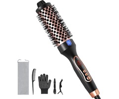 2-in-1 Ionen-Thermobürste: Glätteisen & Lockenstab - 37% Rabatt