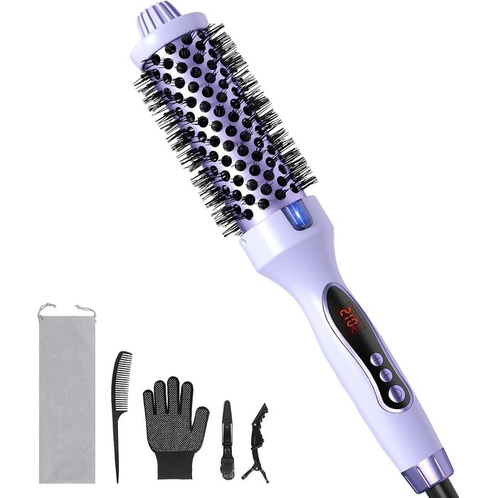 Ionen-Thermobürste 2-in-1 Glätteisen & Lockenstab - 31% Rabatt