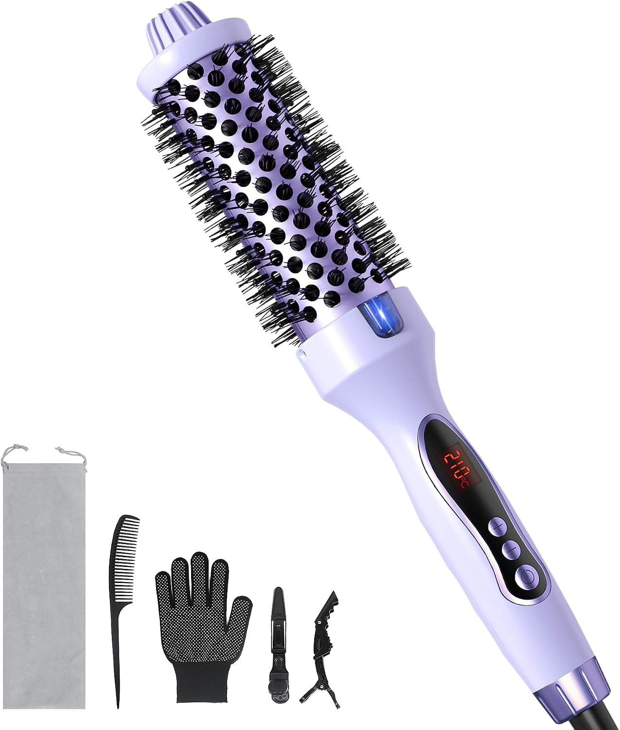 Ionen-Thermobürste 2-in-1 Glätteisen & Lockenstab - 31% Rabatt