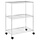 Rollregal 3-stöckig 150 kg 60x35x81 cm Chrom - 33% Rabatt