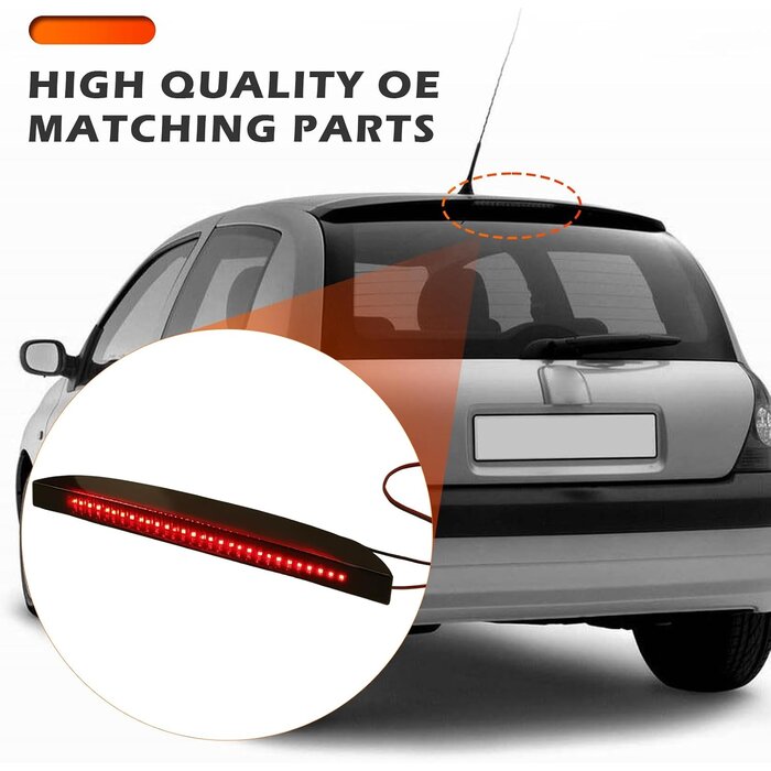 Dritte LED-Bremsleuchte für Renault Clio II - 31% Rabatt - Schwarz Rot