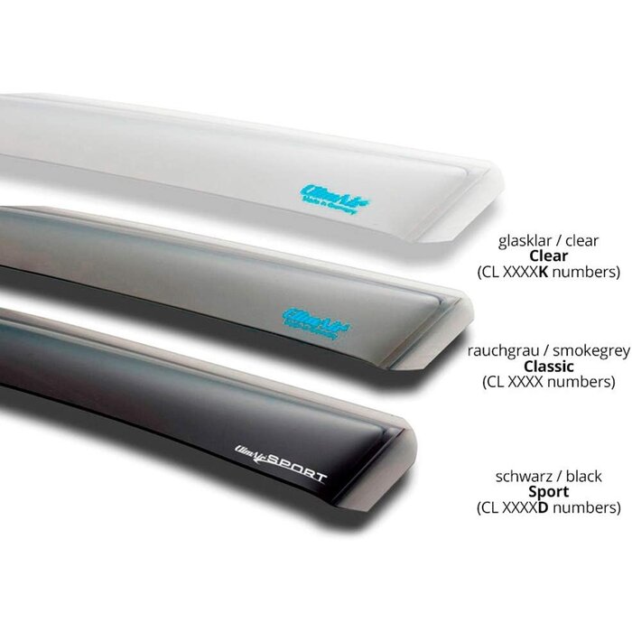 Windabweiser Set für Transporter - 34% Rabatt auf Retourenware