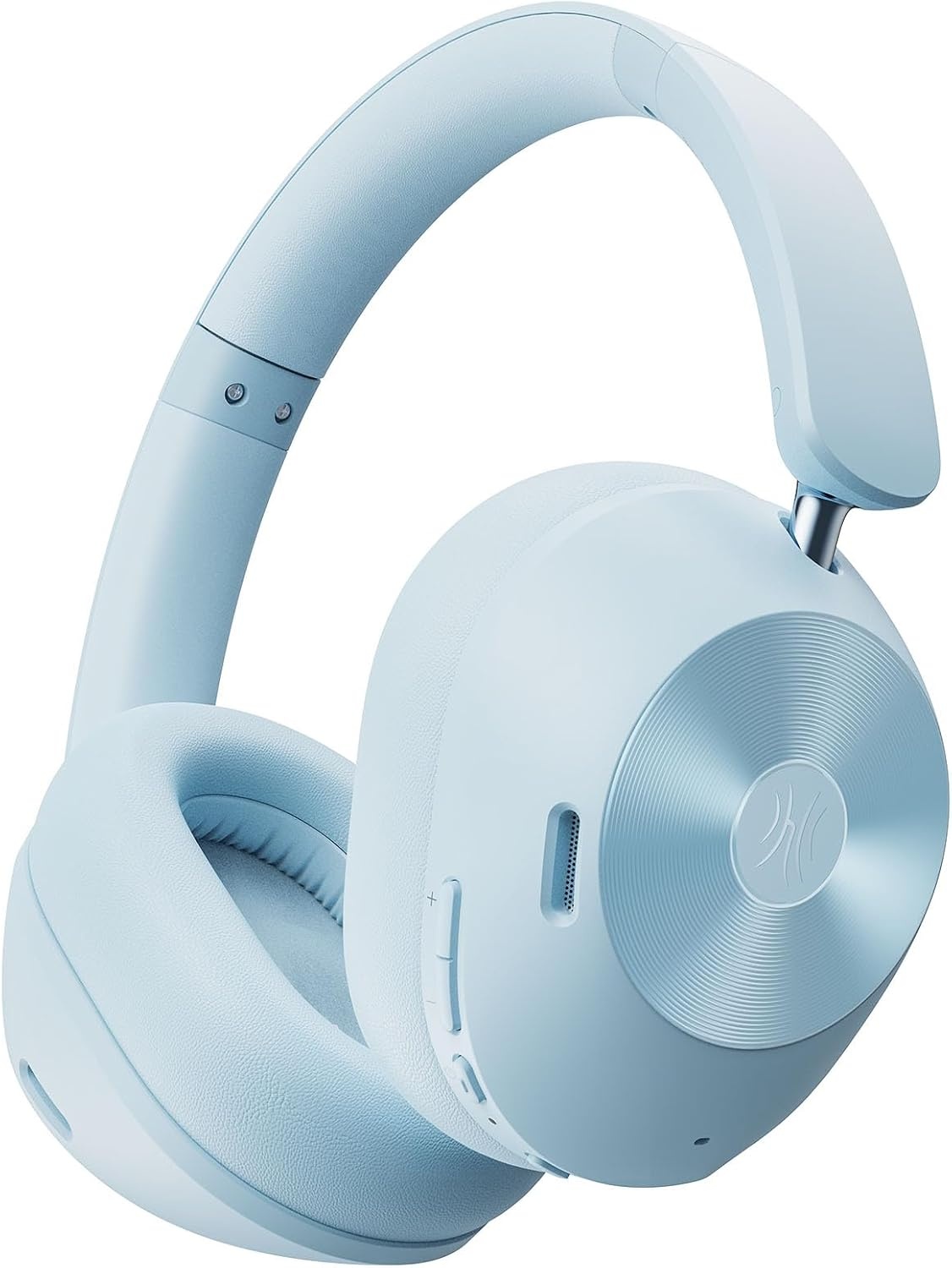 Over-Ear Bluetooth-Kopfhörer, Babyblau, S, 75 Std. Akku - 32% Rabatt