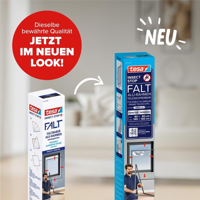 Teleskopierbares Insektenschutzfenster 80-140 cm, Antrazit - 33% Rabatt
