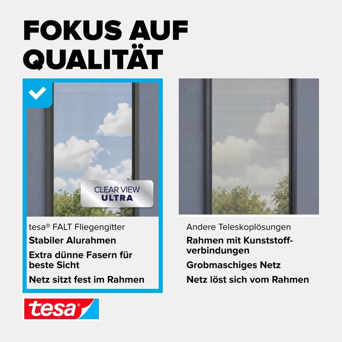 Teleskopierbares Insektenschutzfenster 80-140 cm, Antrazit - 33% Rabatt