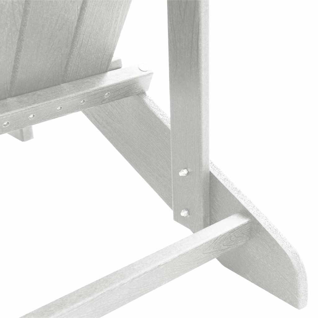 Weißer Adirondack-Gartenstuhl aus HDPE - 35% Rabatt