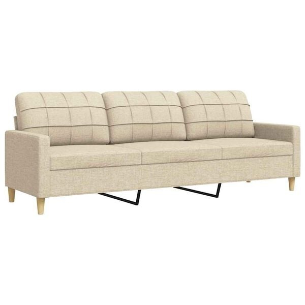3-Sitzer Sofa 210 cm in Creme - 35% Rabatt - Ausgepackt & Guter Zustand